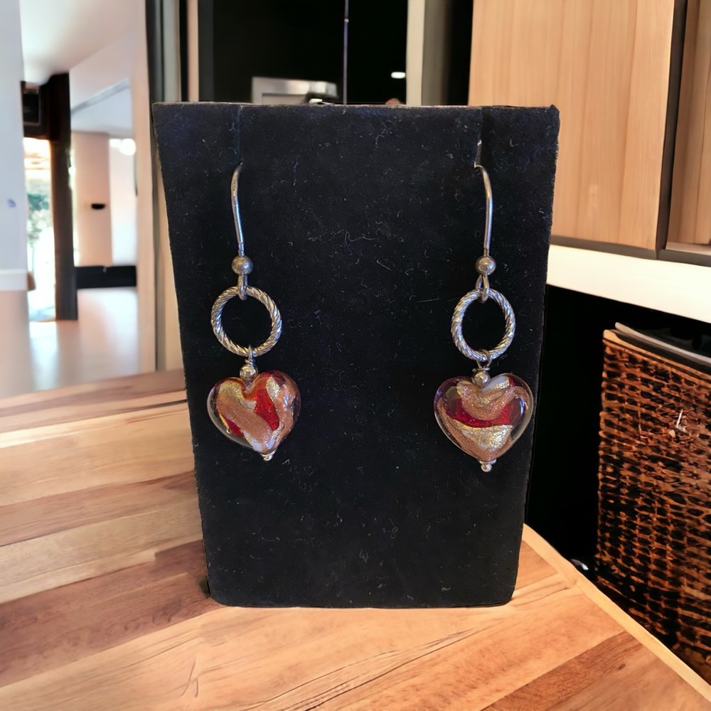 Italian Murano Glass Earrings